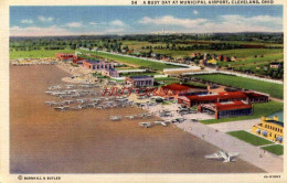 CPA OHIO - CLEVELAND - A BUSY DAY AT MUNICIPAL AIRPORT - Cleveland