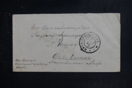 RUSSIE - Enveloppe Voyagée En 1909, Affranchissement Au Verso - L 151256 - Lettres & Documents