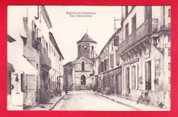 F-16-Rouillac-16P230  Rue D'Angoulême, L'église, Cpa BE - Rouillac