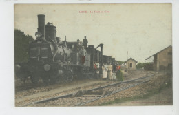 LOUÉ - Le Train En Gare - Loue