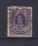 NORVEGE 1911 TIMBRE N°87 OBLITERE HAAKON VII - Oblitérés