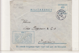 Zweden Militaire Zegel Cat. Michel Omslag M8 - Militaires