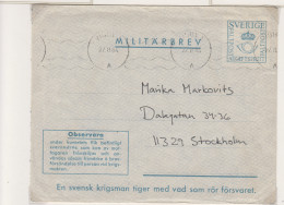 Zweden Militaire Zegel Cat. Michel Omslag - Militaires