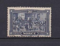 NORVEGE 1914 TIMBRE N°90 OBLITERE CONSTITUTION - Used Stamps