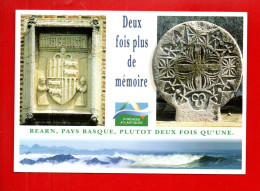 64 - BÉARN, PAYS BASQUE, PLUTÔT DEUX FOIS QU'UNE . DEUX FOIS PLUS DE MÉMOIRE - Réf. N°38789 - - Bearn