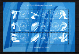 Italy 2006 Olympic Games Turin Torino Sheetlet MNH - Hiver 2006: Torino