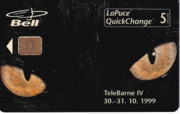 TARJETA DE CANADA DE UN GATO TELEBARNA 1999  (CAT)  TIRADA 900 - Autres & Non Classés