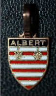 Pendentif Médaille Régionale émaiilée Années 60 Armoiries "Albert" Somme - Pendants