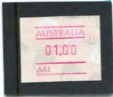 AUSTRALIA - 1988  1$  FRAMA  POSSUM   NO POSTCODE  A61  FINE USED - Automaatzegels [ATM]