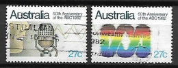AUSTRALIE   -  1982.  Anniversaire  De La B.B.C./ Radio. - Oblitérés