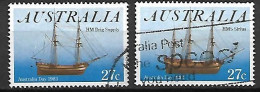 AUSTRALIE   -  1983.   Voiliers - Used Stamps
