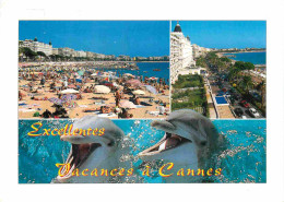 Animaux - Dauphin - Dolphin - Cannes - Multivues - CPM - Voir Scans Recto-Verso - Delfines