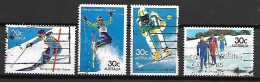 AUSTRALIE   -  1983.  Série Complète.   Sports  D' Hiver.  Ski,  Freestyle.... - Oblitérés