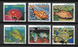 AUSTRALIE   -  1984.  Série Complète.   Poissons, Coraux.... - Used Stamps