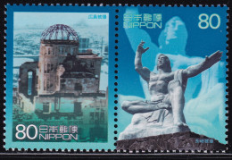 (ds74) Japan 20th Centurry No.9 Hiroshima Nagasaki Atomic Bomb MNH - Ungebraucht