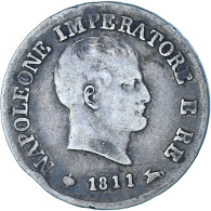 Monnaie, États Italiens, KINGDOM OF NAPOLEON, Napoleon I, 10 Soldi, 1811 - Napoleontisch