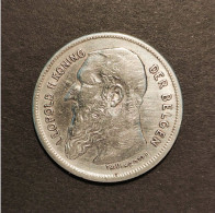 BELGIQUE - 2 FRANK LEOPOLD II 1909 - 2 Francs