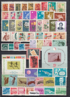 Bulgaria 1963 - Full Year MNH**, Yv. 1169/1221 + 1185A + PA 96/101 + BF 10/11 - Ungebraucht