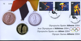 België 3303/05 NUM - Numisletter - Sport - Olympische Spelen 2004 - Athene - Jeux Olympiques - 2004 - Numisletter