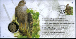 België 4032 NUM - Numisletter - Vogels - Sperwer - Oiseaux - 25 Jaar Hoogvliegers In De Filatelie - André Buzin - 2010 - Numisletter