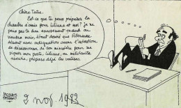 ► Coupure De Presse  Quotidien Le Figaro Jacques Faisant 1983  Marchais  écriture Liliane - 1950 - Nu