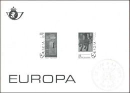 België ZW/NB 2501/02 - Europa 1993 - Zwart-witblaadjes [ZN & GC]