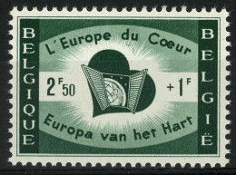 België 1091-V ** - Haartje Boven Hart - Petit Cheveu Au-dessus Du Coeur - SUP - 1931-1960
