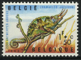 België 1344-V3 ** - Gele Vlek Onder Cijfer 5 - Tache Jaune Sous Le 5 - 1961-1990