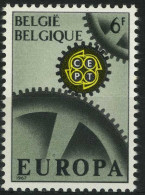 België 1416-V ** - Gaatje In Tandwiel - Petit Trou Dans La Roue Dentée - Cote: € 16,00 - 1961-1990