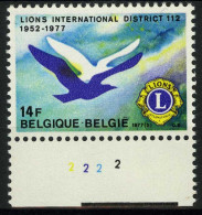 België 1849-V ** - Gele Vleugel - Aile Jaune - 1961-1990