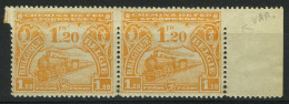 België TR117 **/* - Spoorwegzegel Met Tandingfout - Timbre Chemins De Fer Avec Erreur De Perforation - 1901-1930