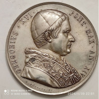 Stato Pontificio - Medaglia AG Gregorio XVI - Royaux/De Noblesse
