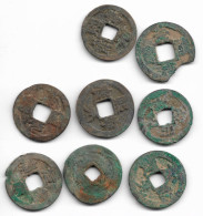 Lot De 8 Monnaies Chinoises Des Song Du Nord 960-1127 - Cina