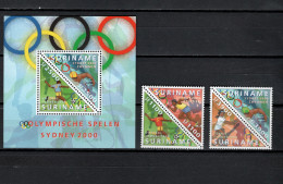 Suriname 2000 Olympic Games Sydney Set Of 4 + S/s MNH - Sommer 2000: Sydney