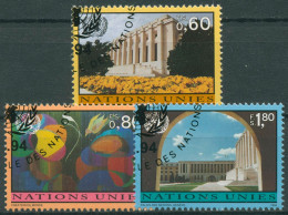 UNO Genf 1994 Palais Des Nations Genf 256/58 Gestempelt - Used Stamps