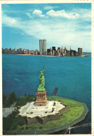 STATUE OF LIBERTY, NEW YORK, SKYLINE, ARCHITECTURE, UNITED STATES, POSTCARD - Statue Of Liberty