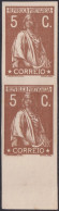 Portugal 1917 Sc 240 Mundifil 227 Imperf Proof Margin Pair MH* - Prove E Ristampe