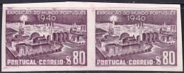 Portugal 1940 Sc 592 Mundifil 596 Imperf Proof Pair MNH** - Proofs & Reprints