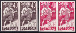 Portugal 1937 Sc 572-3 Mundifil 577-8 Imperf Proof Pair Set MNH** Creased - Ensayos & Reimpresiones