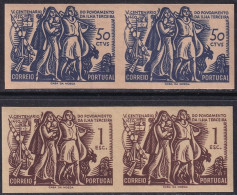 Portugal 1951 Sc 735-6 Mundifil 737-8 Imperf Proof Pair Set MNH** - Essais, épreuves & Réimpressions