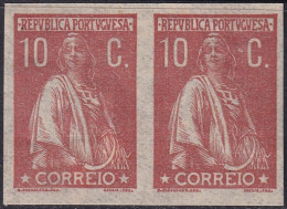 Portugal 1912 Sc 216 Mundifil 215 Imperf Proof Pair MLH* - Proofs & Reprints