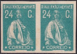 Portugal 1920 Sc 284 Mundifil 241 Imperf Proof Pair MNH** - Prove E Ristampe