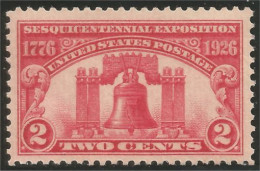 912 USA 1926 Liberty Bell Cloche Liberté MNH ** Neuf SC (USA-262) - Neufs