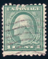 912 USA 1916 George Washington 1c Perf 10x11 (USA-60) - Oblitérés