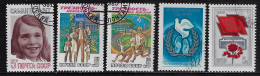 RUSSIA 1985-86 SCOTT #5415,5417-5420  USED - Gebraucht