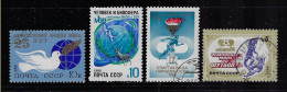 RUSSIA 1986 SCOTT #5452,5459,5460,5463  USED - Gebraucht