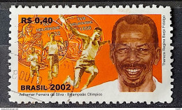 C 2481 Brazil Stamp Adhemar Ferreira Da Silva Jump Triple Athletics 2002 Circulated 2 - Used Stamps