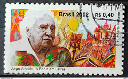 C 2477 Brazil Stamp Jorge Amado Bahia Literature Cocoa Church 2002 Circulated 8 - Used Stamps