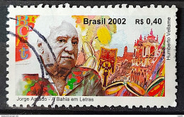C 2477 Brazil Stamp Jorge Amado Bahia Literature Cocoa Church 2002 Circulated 2 - Oblitérés