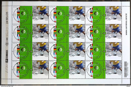 C 2449 Brazil Stamp Football Flag Italy Uruguay Germany France Argentina England 2002 Sheet - Ongebruikt
